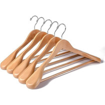 Hnager Pack Of 5Pcs- Anti Theft With Security Hooks Beige