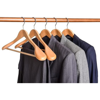 Hnager Pack Of 5Pcs- Anti Theft With Security Hooks Beige