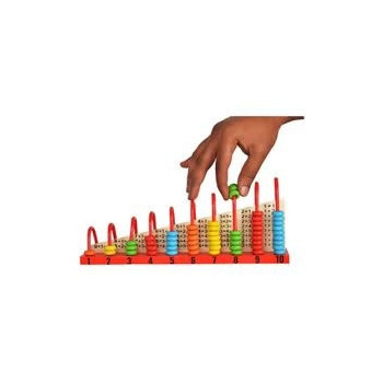 Trinkets And More Wooden Double-Sided Calculation Shelf Abacus Sg-Tog