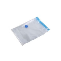 Large Vacuum Seal Compressed Organizer Transparent And Blue 24.5 x 18 x 3cm