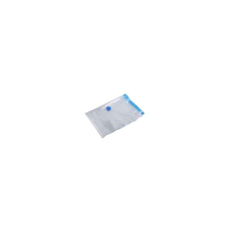 Large Vacuum Seal Compressed Organizer Transparent And Blue 24.5 x 18 x 3cm
