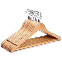 Sas Veil Wooden Hanger Beige Colour
