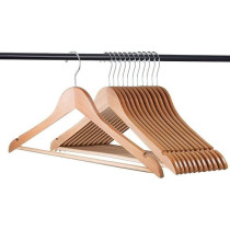 Sas Veil Wooden Hanger Beige Colour