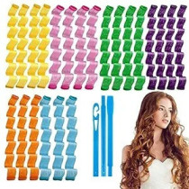 Xiuwoo 31-Piece Heatless Spiral Hair Curler Set Multicolour