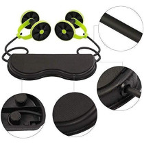 Sport Core Double Ab Roller Exercise Equipment Ab Wheel Roller Supports Abdominal Workout Machine