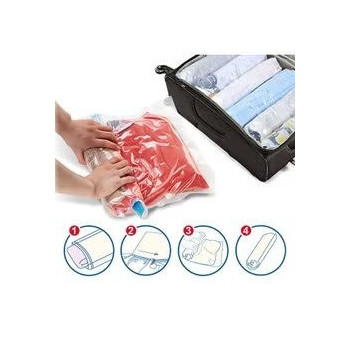 Vander Life Manually Vacuum Compressed Seal Bag Clear
