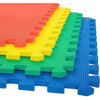 4-Piece Protective Floor Rubber Mat