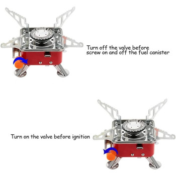 Portable Camping Gas Stove 11.2 x 9.5 x 11.2cm
