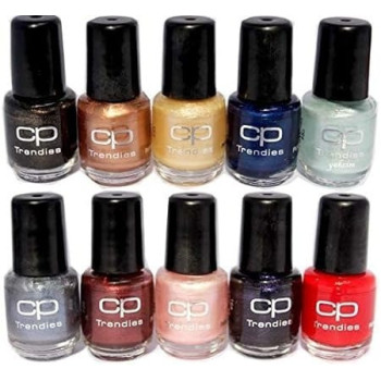 Cp Trendies 10-Piece Nail Polish Set Multicolour