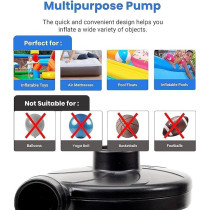 Electric Air Mattress Portable Camping Pump