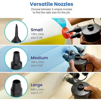 Electric Air Mattress Portable Camping Pump