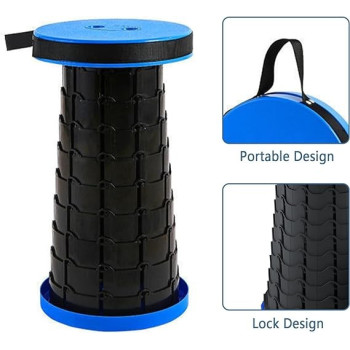 Portable Retractable Stool Outdoor Safe Stable Folding 30 x 10 x 5cm
