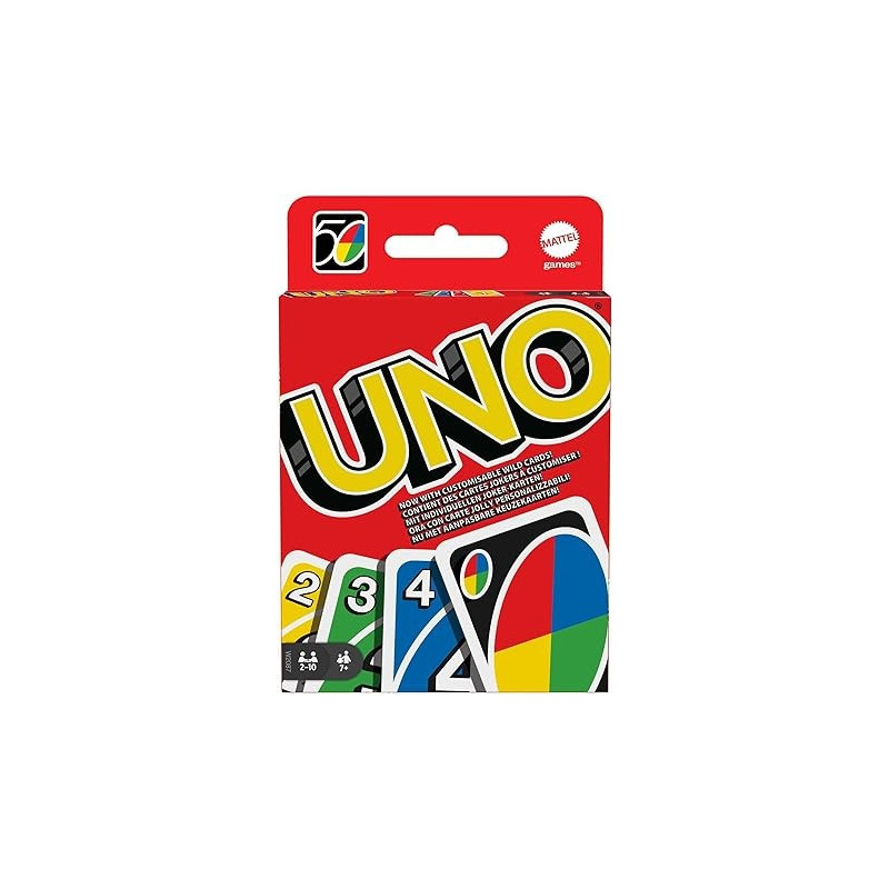 Uno Card Game With Special Action Cards And Wild For Changing Fun