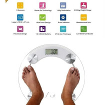 Digital Weighing Scale For body Weight Round Personal Weighing scale For Home Use Bathroom Weighing Machine