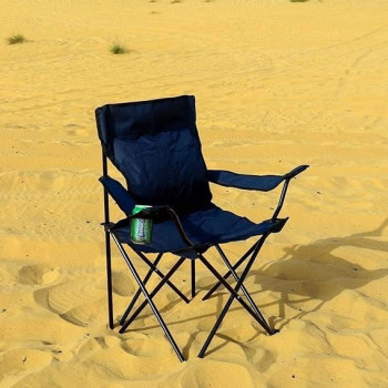 Foldable Garden And Beach Chair Blue Colour