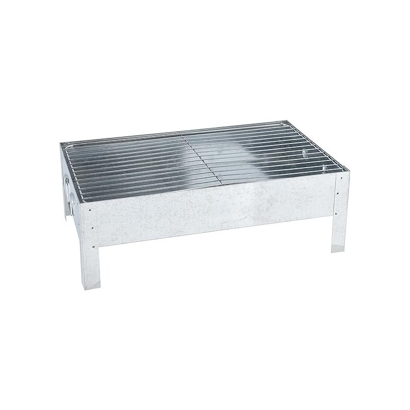 Royalford Bbq Stand With Grill Silver 39 x 23