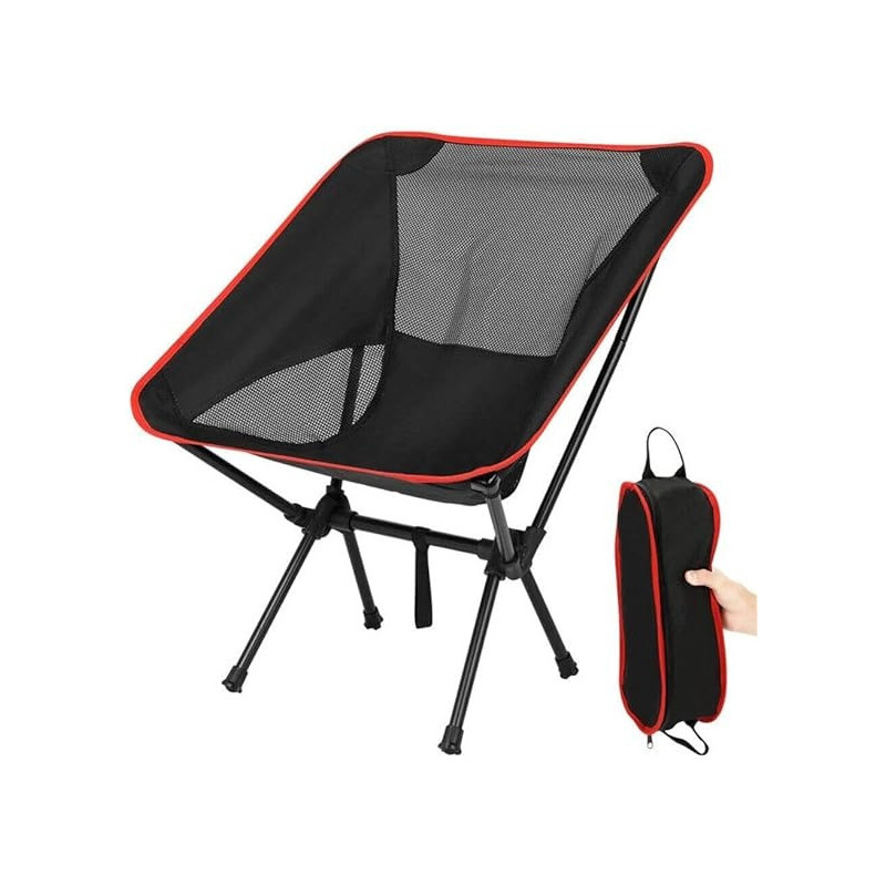 Portable Folding Camping Chair With Carry Pouch