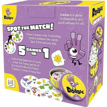 Asmodee Editions Dobble Card Game 9.5 x 9.5 x 4.5cm