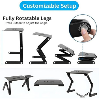Foldable Laptop Stand With Cooling Fan