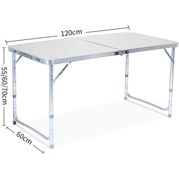 Kadi Outdoor Aluminum Folding Table 120 x 70 x 60cm