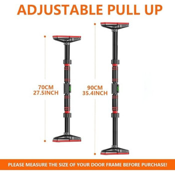 Chrome Door Pull-Up Bar Height Increasing And Exercise Bar
