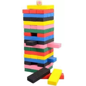 Jenga 54 Pieces Wooden Blocks Medium Size