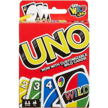 Uno Playing Card Game With Customizable Wild Card