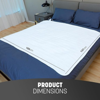Xiaomi Solid Pattern Electric Blanket Polyester White 180 x 170cm