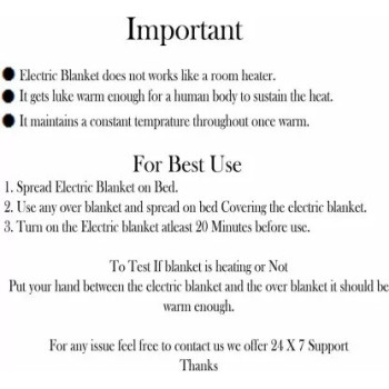 Xiaomi Solid Pattern Electric Blanket Polyester White 180 x 170cm