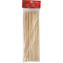 Bamboo Bbq Skewers Beige 30Centimeter