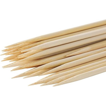 Bamboo Bbq Skewers Beige 30Centimeter