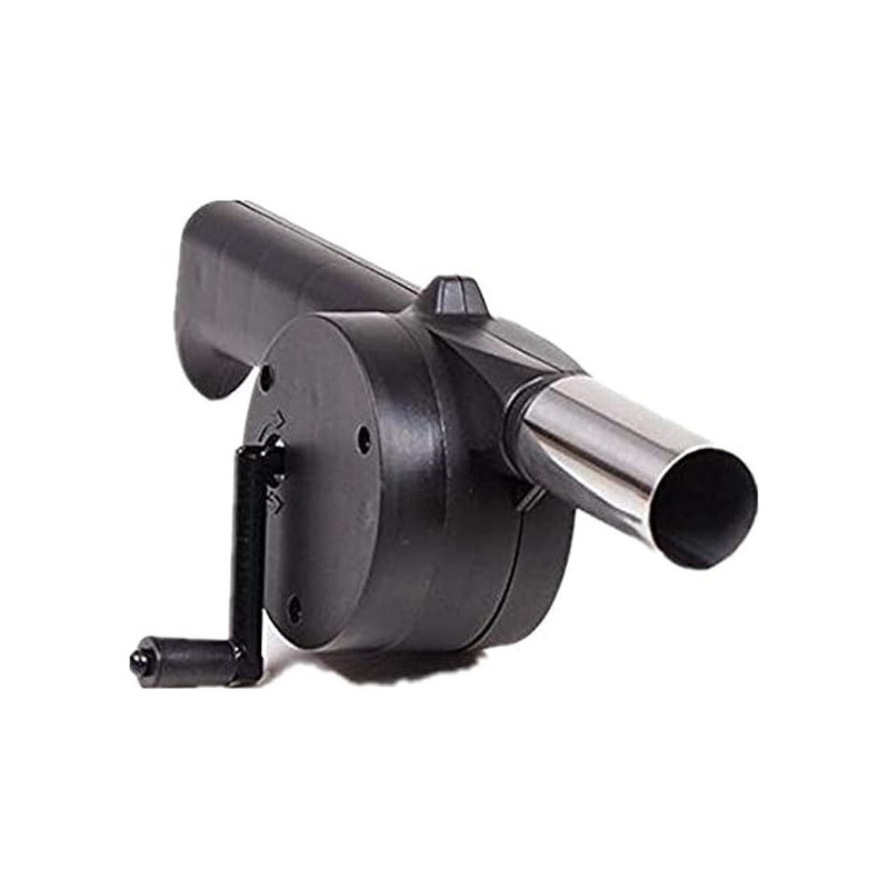 Outdoor Cooking Bbq Fan Air Blower Black 25Centimeter