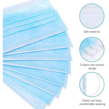 50-Piece Disposable Face Mask Set