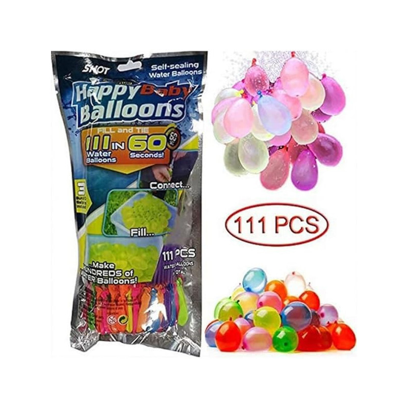 111-Pieces Durable Sturdy Premium Quality Water Balloons