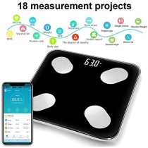 Led Display Smart Mini Body Fat Analyzer Bluetooth Digital Weight Bathroom Scale