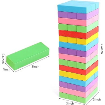 Webby 48-Piece Wooden Building Block