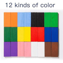 Techblaze 51-Piece Wooden Blocks Kids Game