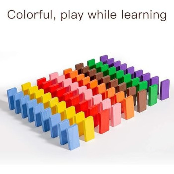 Techblaze 51-Piece Wooden Blocks Kids Game