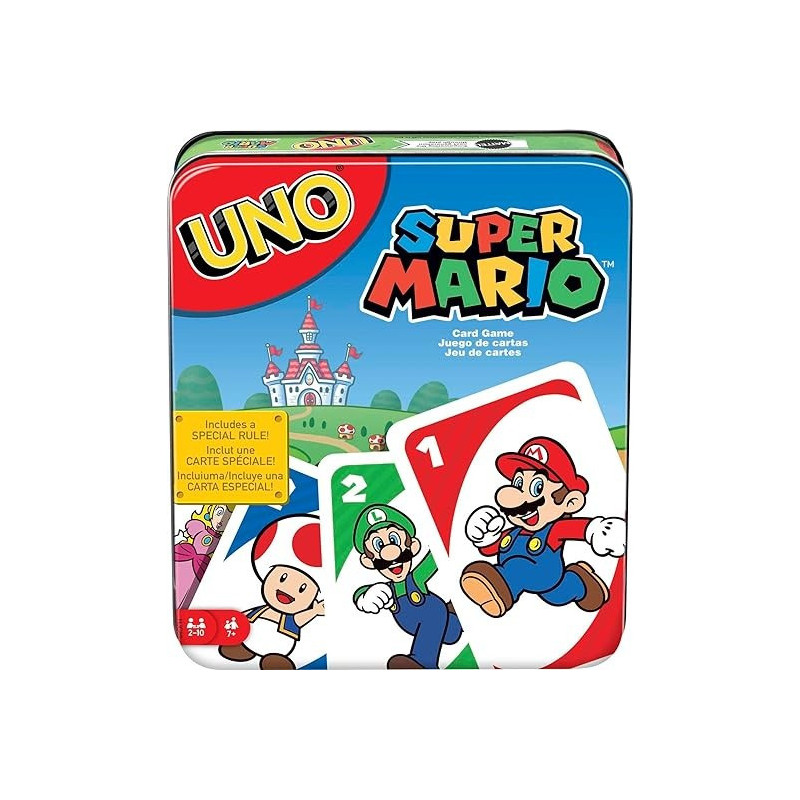Uno Card Game Super Mario Theme 11.6 x 9 x 1.9cm