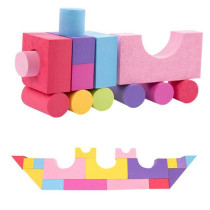 Gobuy 50-Piece Foam Building Block Set For 3+ Years
