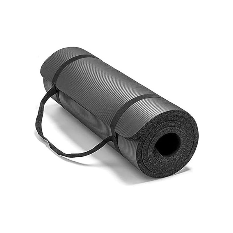 Anti-Tear Exercise Mat With Carrying Strap 60 x 10cm