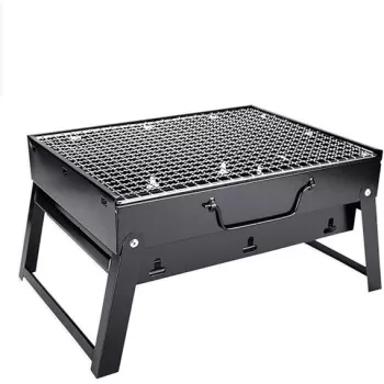 Bbq Charcoal Grill Black 35...