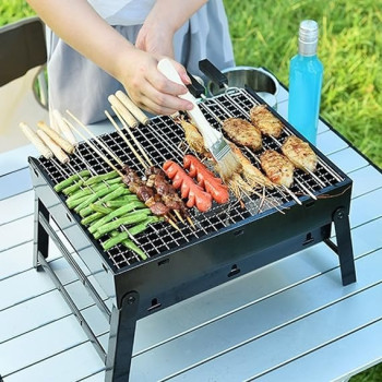 Bbq Charcoal Grill Black 35 x 27.5Centimeter