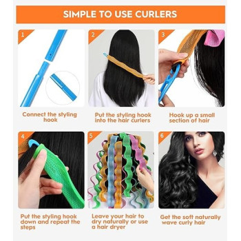 Magic Leverag 20-Piece Hair Curler Set Multicolour