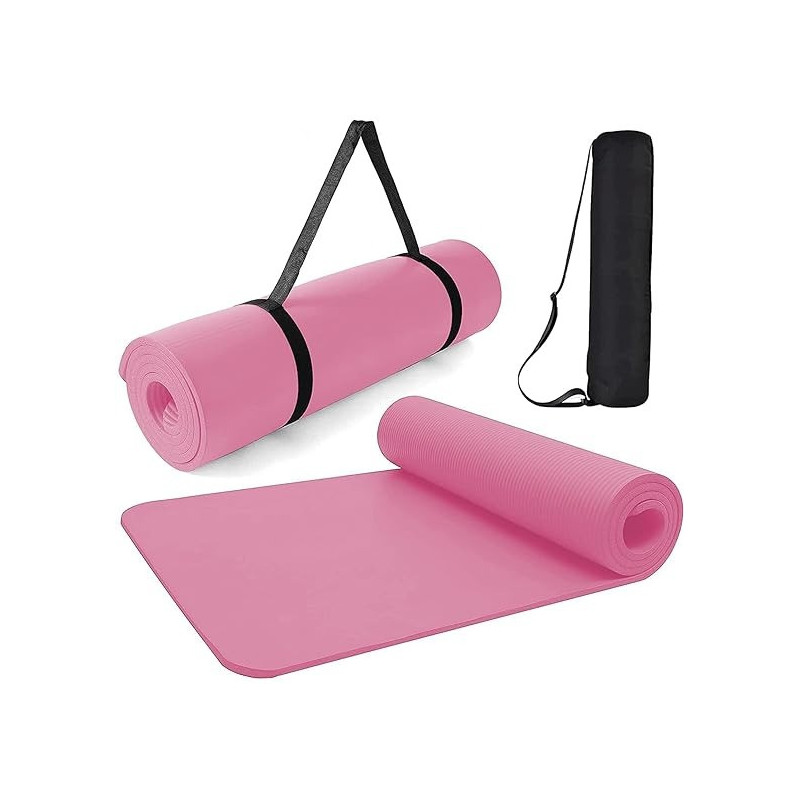 Lixada Nbr Yoga Mat With Bag