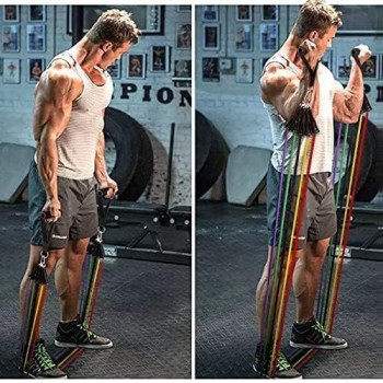 11-Piece Exercises Resistance Band Set