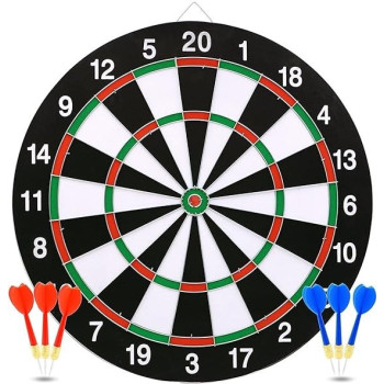 Double Sided Board Game With Darts