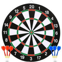 Double Sided Board Game With Darts