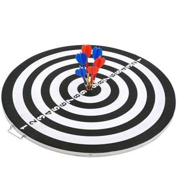 Double Sided Board Game With Darts