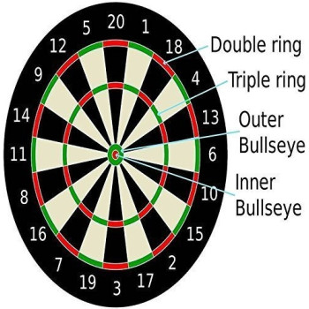 Double Sided Board Game With Darts